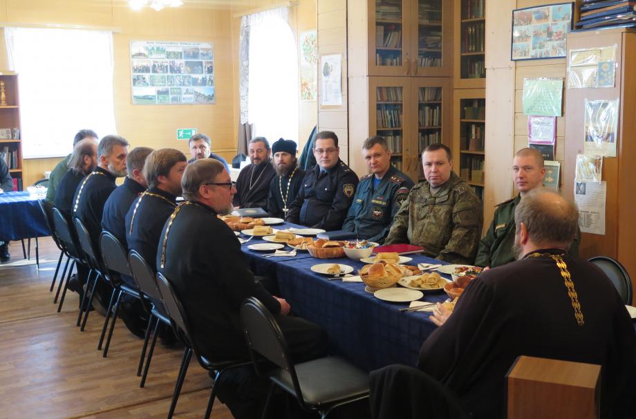 Встреча духовенства района с представителями воинских частей